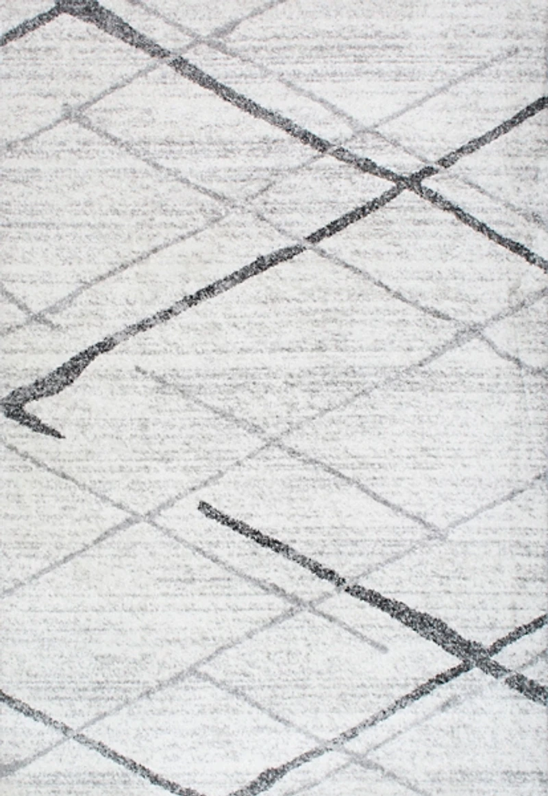 Gray Thigpen Diamond Area Rug