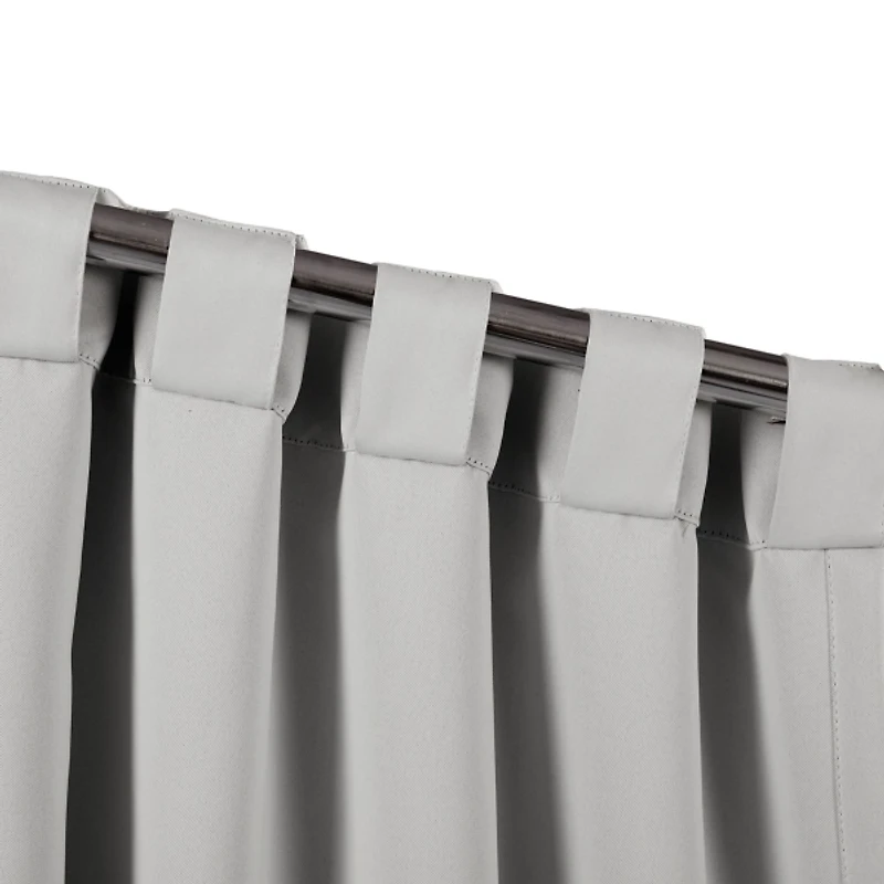 Light Gray Blackout Curtain Panel Set, 95 in.