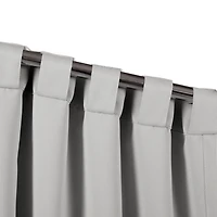 Light Gray Blackout Curtain Panel Set, 95 in.