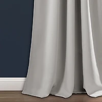 Light Gray Blackout Curtain Panel Set, 95 in.