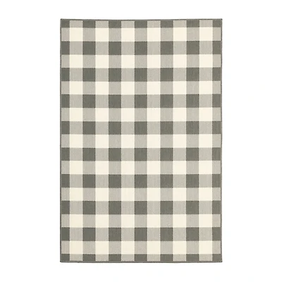 Buffalo Check Outdoor Area Rug