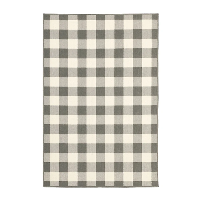Buffalo Check Outdoor Area Rug