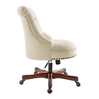 Beige Miller Tufted Office Chair