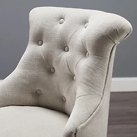 Natural Miller Tufted Office Chair