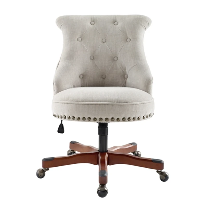 Natural Miller Tufted Office Chair