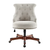 Natural Miller Tufted Office Chair