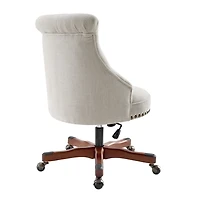 Natural Miller Tufted Office Chair