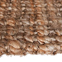 Handspun Jute Boucle Scatter Rug