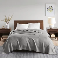 Gray Egyptian Cotton King Blanket
