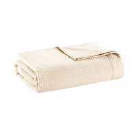 Ivory Egyptian Cotton King Blanket
