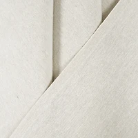 Ivory Top Knotted Burlap Curtain Panel Set, 95 in.