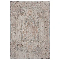 Faded Turkish Indoor/Outdoor Area Rug, 5x7