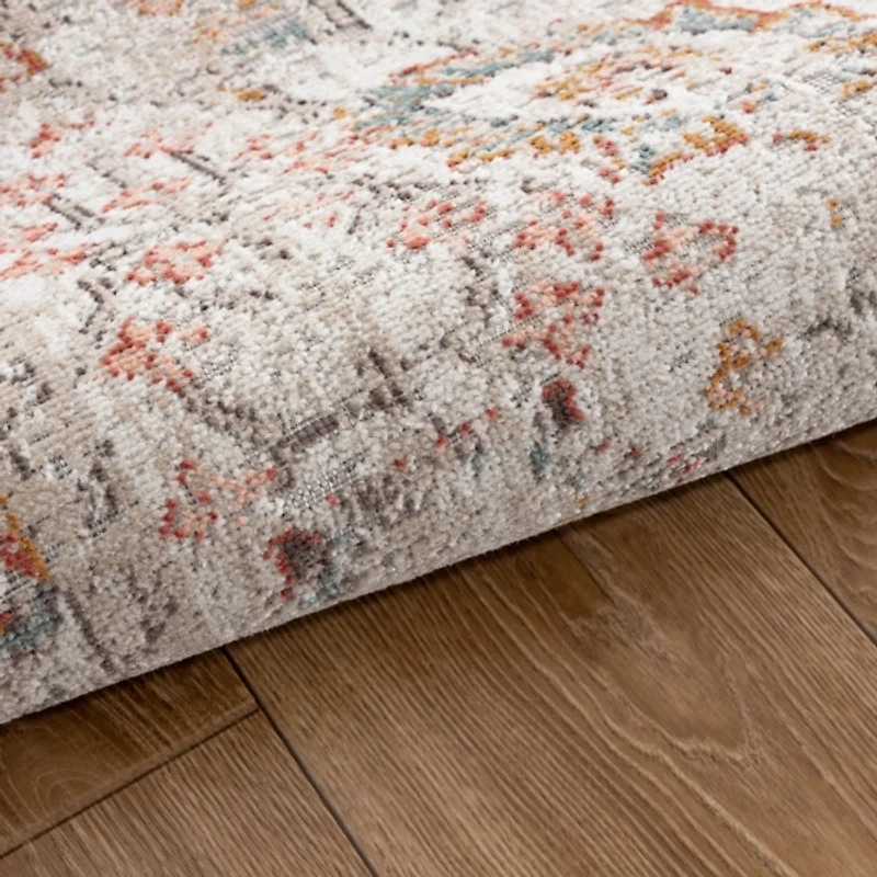 Caramel Botanical Indoor/Outdoor Area Rug