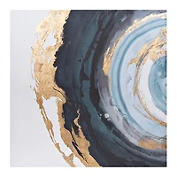 Indigo Agate Canvas Art Print