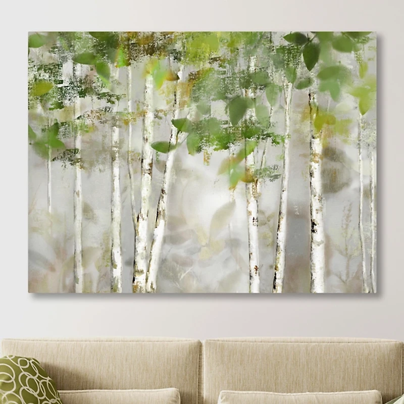 Evergreen Forest Giclee Canvas Art Print