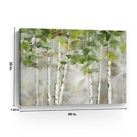 Evergreen Forest Giclee Canvas Art Print