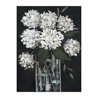 White Hydrangea Giclee Canvas Art Print