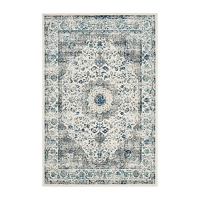 Ivory and Gray Everley Vintage Rug