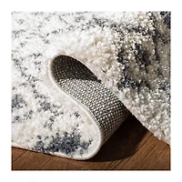 SAFAVIEH Cream and Gray Bergen Weathered Rug, 5x7