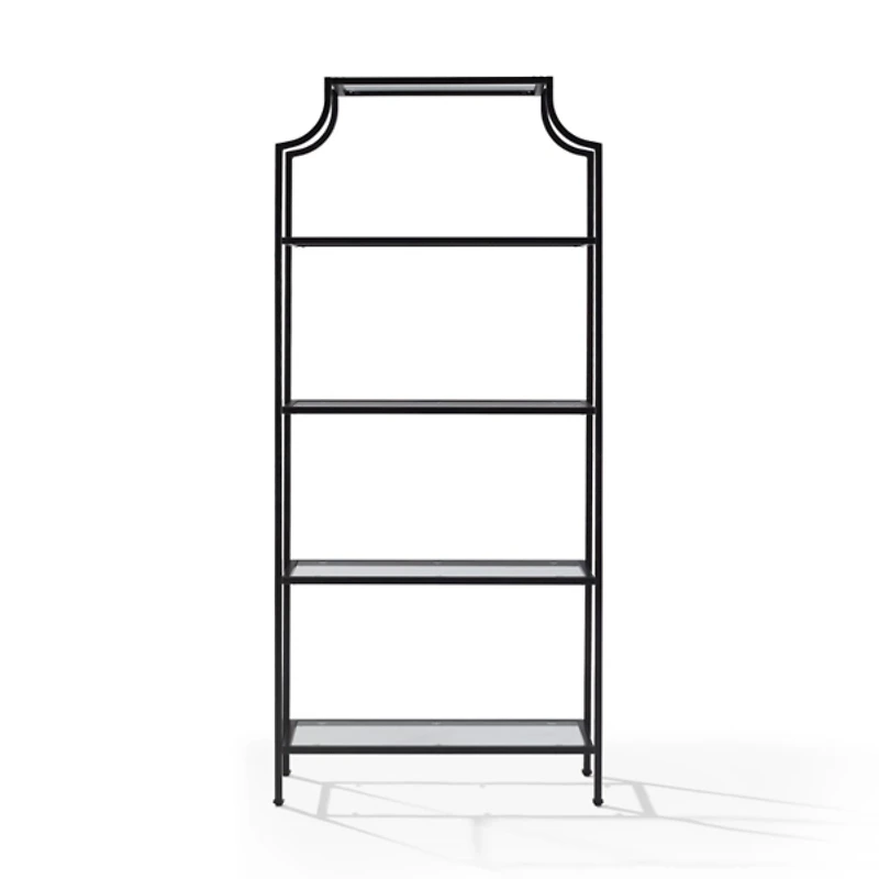 Oil-Rubbed Bronze 4-Tier Glass Ashlee Etagere