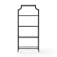 Oil-Rubbed Bronze 4-Tier Glass Ashlee Etagere