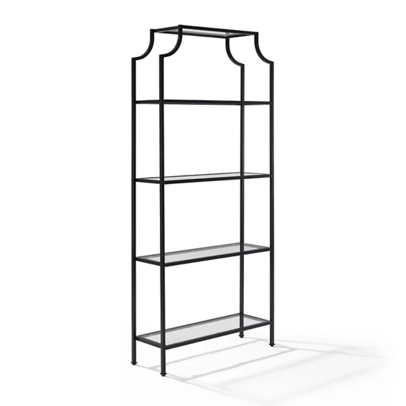 Oil-Rubbed Bronze 4-Tier Glass Ashlee Etagere