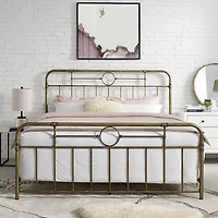 King Size Bronze Pipe Bed Frame