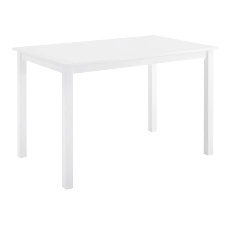 White Solid Wood 5-pc. Dining Set