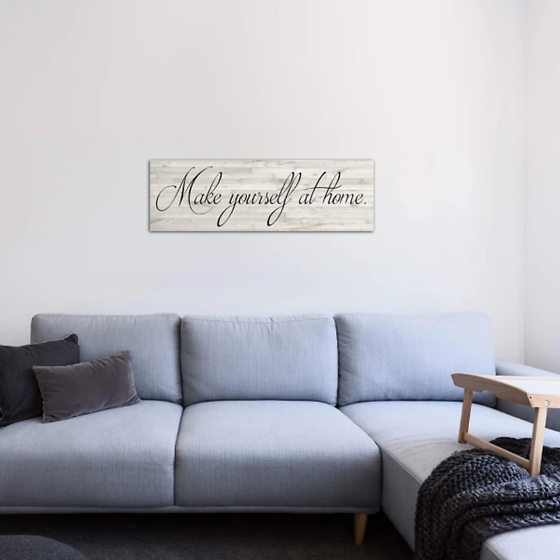 Make Yourself at Home Canvas Art Print
