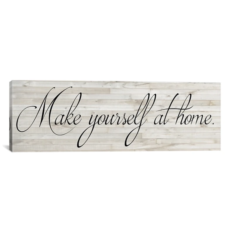 Make Yourself at Home Canvas Art Print