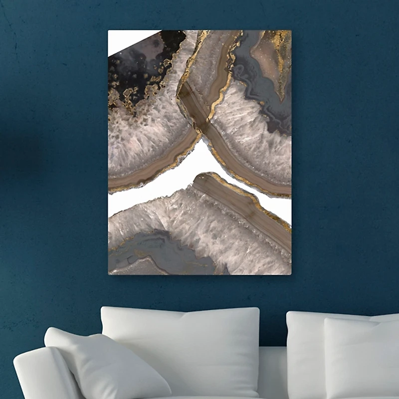 Neutral Agates II Giclee Canvas Art Print