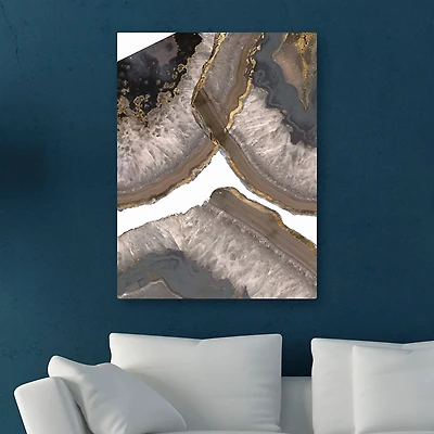 Neutral Agates II Giclee Canvas Art Print