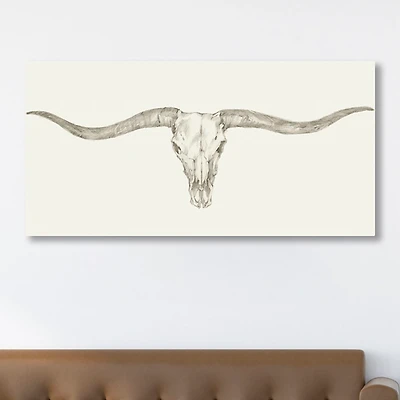 Western Skull Mount III Giclee Art Print