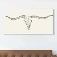 Western Skull Mount III Giclee Art Print