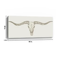 Western Skull Mount III Giclee Art Print