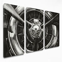 Propeller Giclee Canvas Art Prints, Set of 3