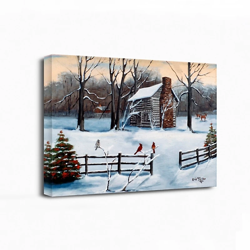 Christmas Old Hickory Tavern Canvas Art Print