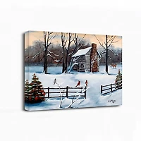 Christmas Old Hickory Tavern Canvas Art Print