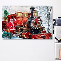 Christmas Express Canvas Art Print