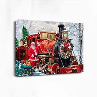 Christmas Express Canvas Art Print