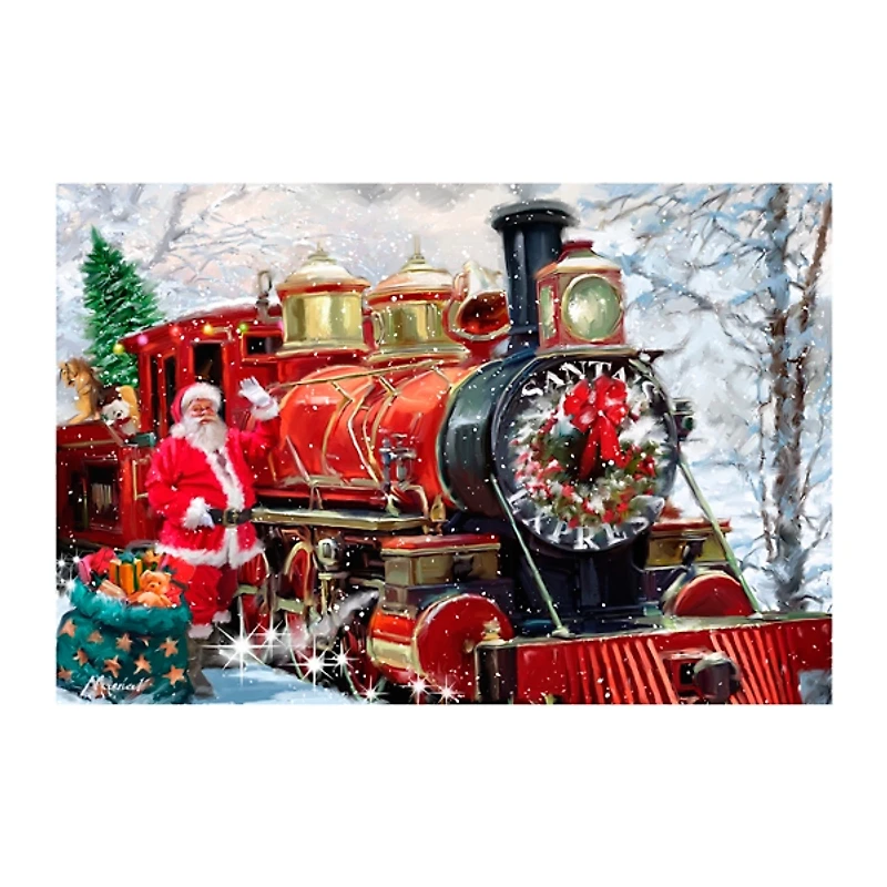 Christmas Express Canvas Art Print