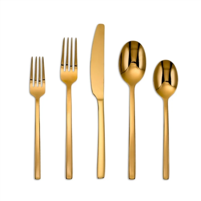 Gold Satin Baker 20-pc. Flatware Set