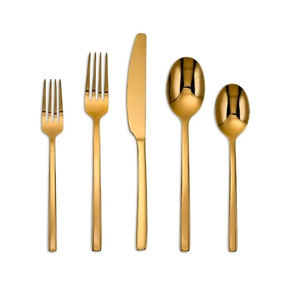 Gold Satin Baker 20-pc. Flatware Set