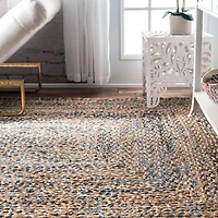 Ella Hand Braided Jute Rug, 7x9