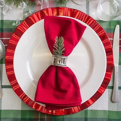 Tango Red Buffet Napkins, Set of 12