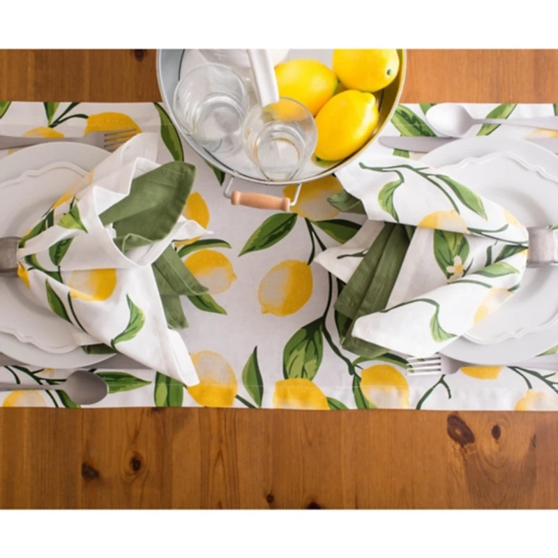 Lemon Bliss Table Runner, 108 in.