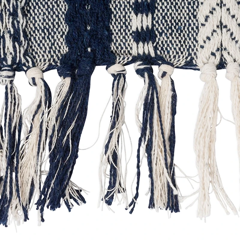 Navy Braided Stripe Table Runner, 108 in.