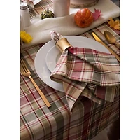 Give Thanks Plaid Tablecloth
