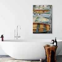 Dockside Canvas Art Print
