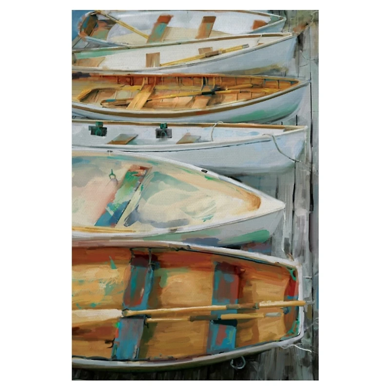Dockside Canvas Art Print
